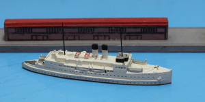 Eisenbahnfähre "Schwerin" weiß-schwarze Schornsteine (1 St.) D 1926 Mercator M 520